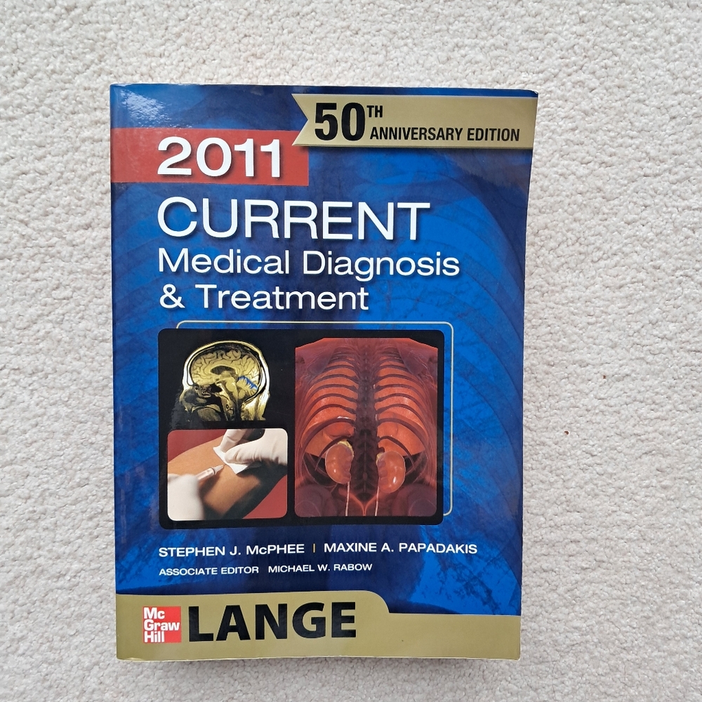 50th Anniversary edition - Current Medical Diagnosis & Treatment Book